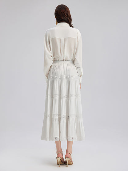 Final Sale | Bohemian Lace Full Skirt
