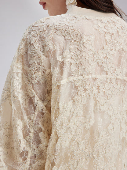 Lace Baseball Jacket
