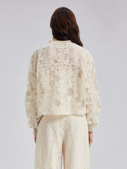 Lace Baseball Jacket
