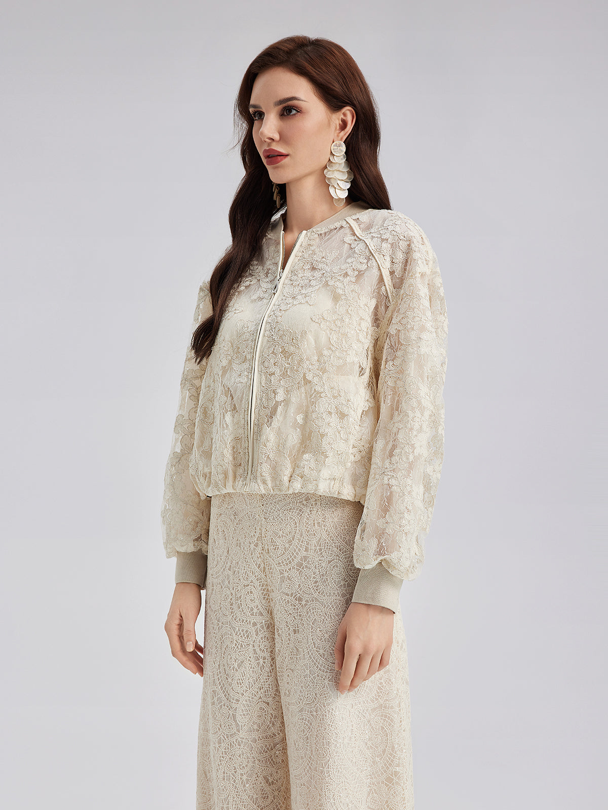 Lace Baseball Jacket