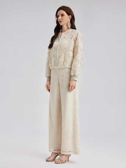 Lace Baseball Jacket
