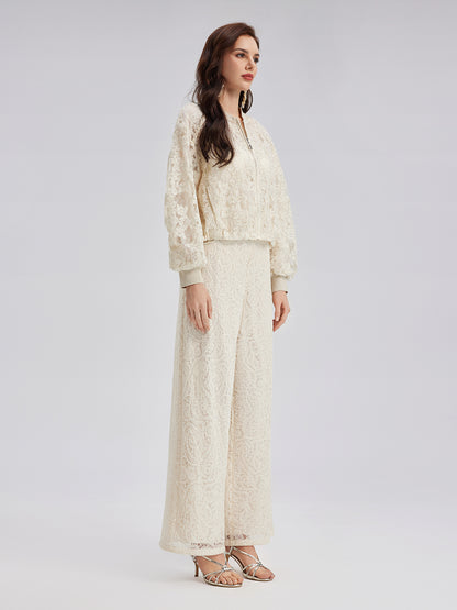 Lace Baseball Jacket