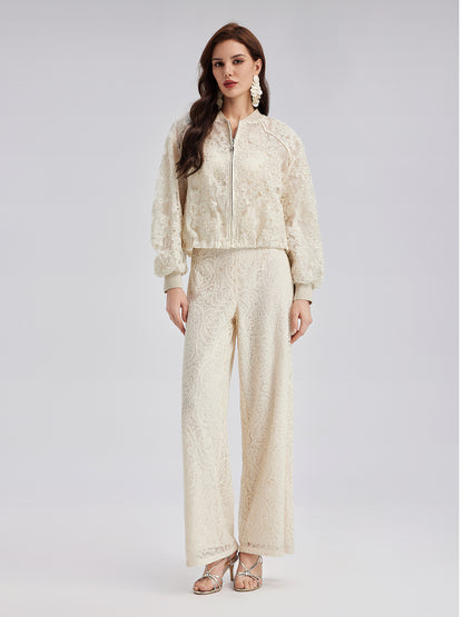 Lace Baseball Jacket