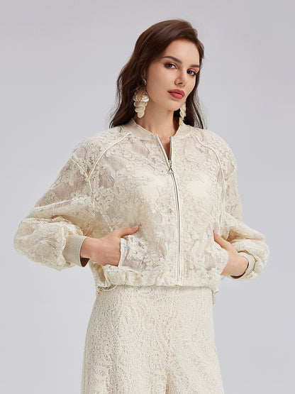 Lace Baseball Jacket