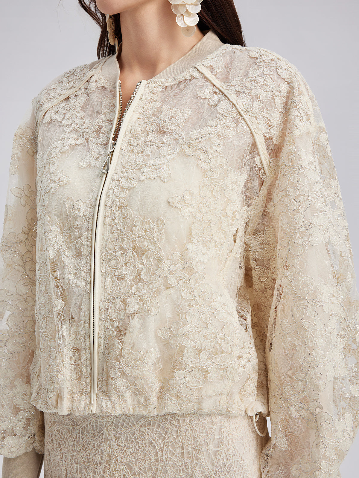Lace Baseball Jacket