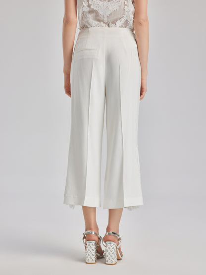 Luxe Elegant Embroidered Long Pants