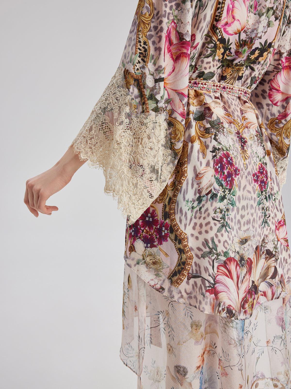 French Romantic Elegant Floral Dress
