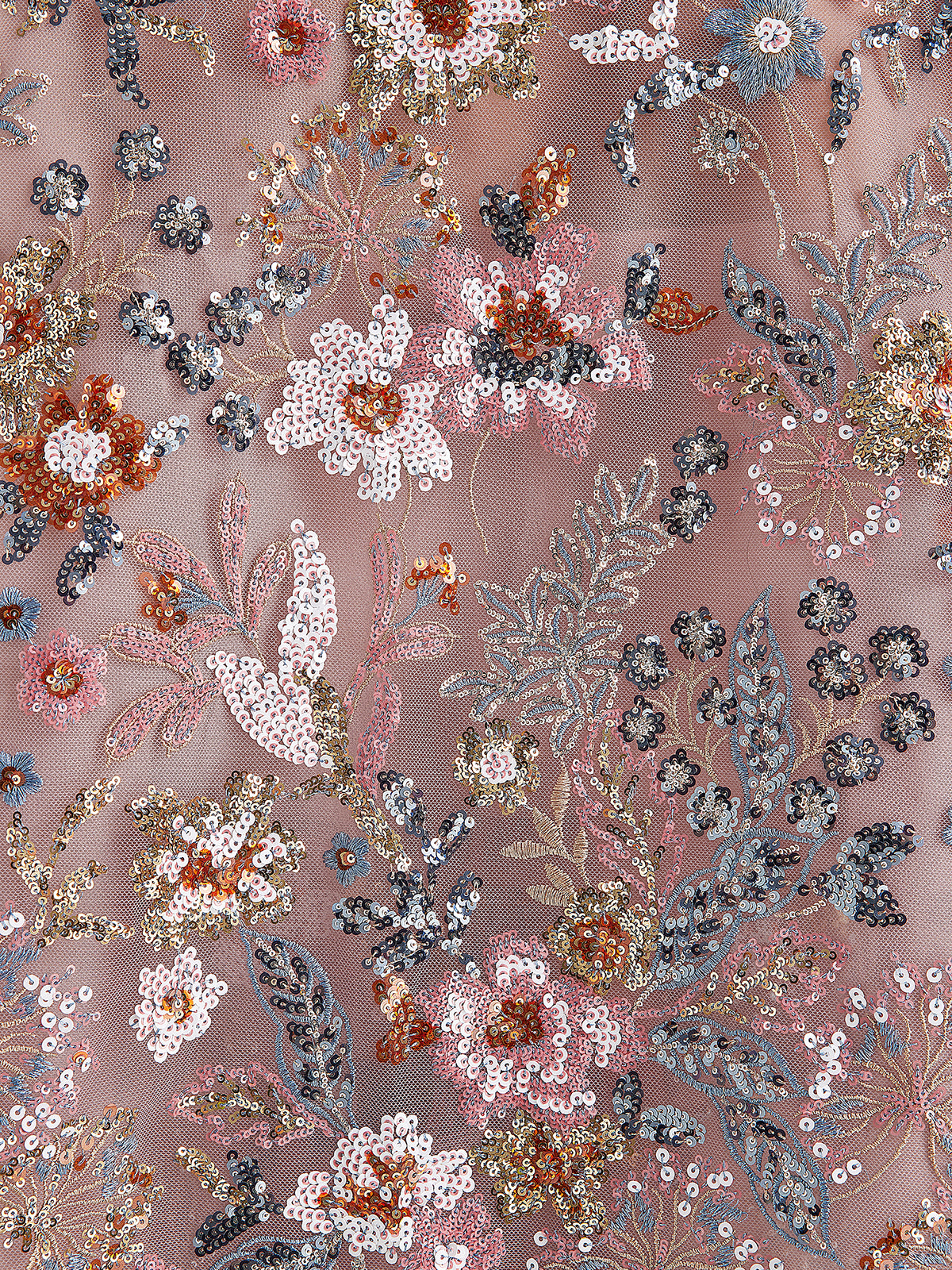 Multicolor Sequin Embroidered Blouse