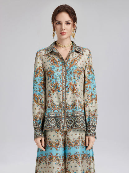 Silk Baroque Court Print Set