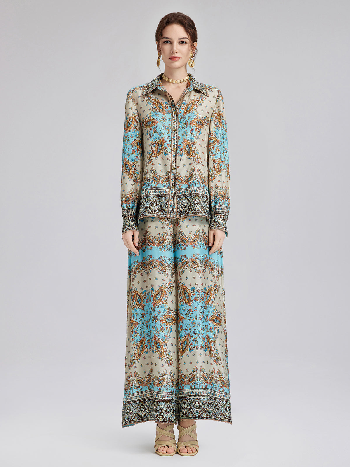 Silk Baroque Court Print Set