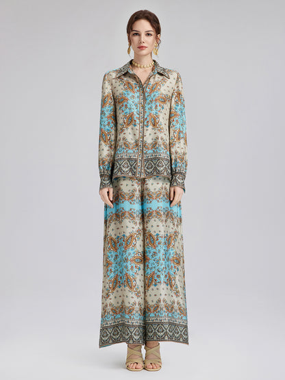 Silk Baroque Court Print Set