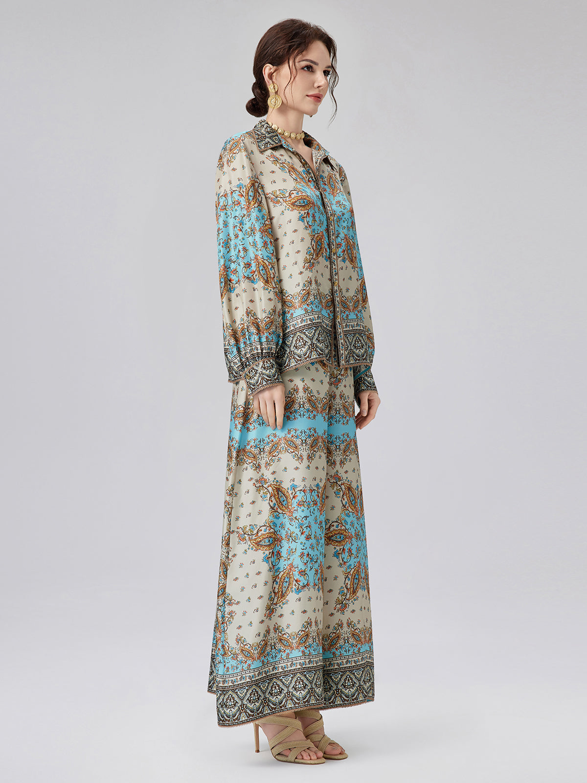 Silk Baroque Court Print Set