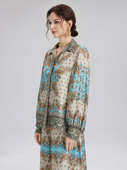 Silk Baroque Court Print Set