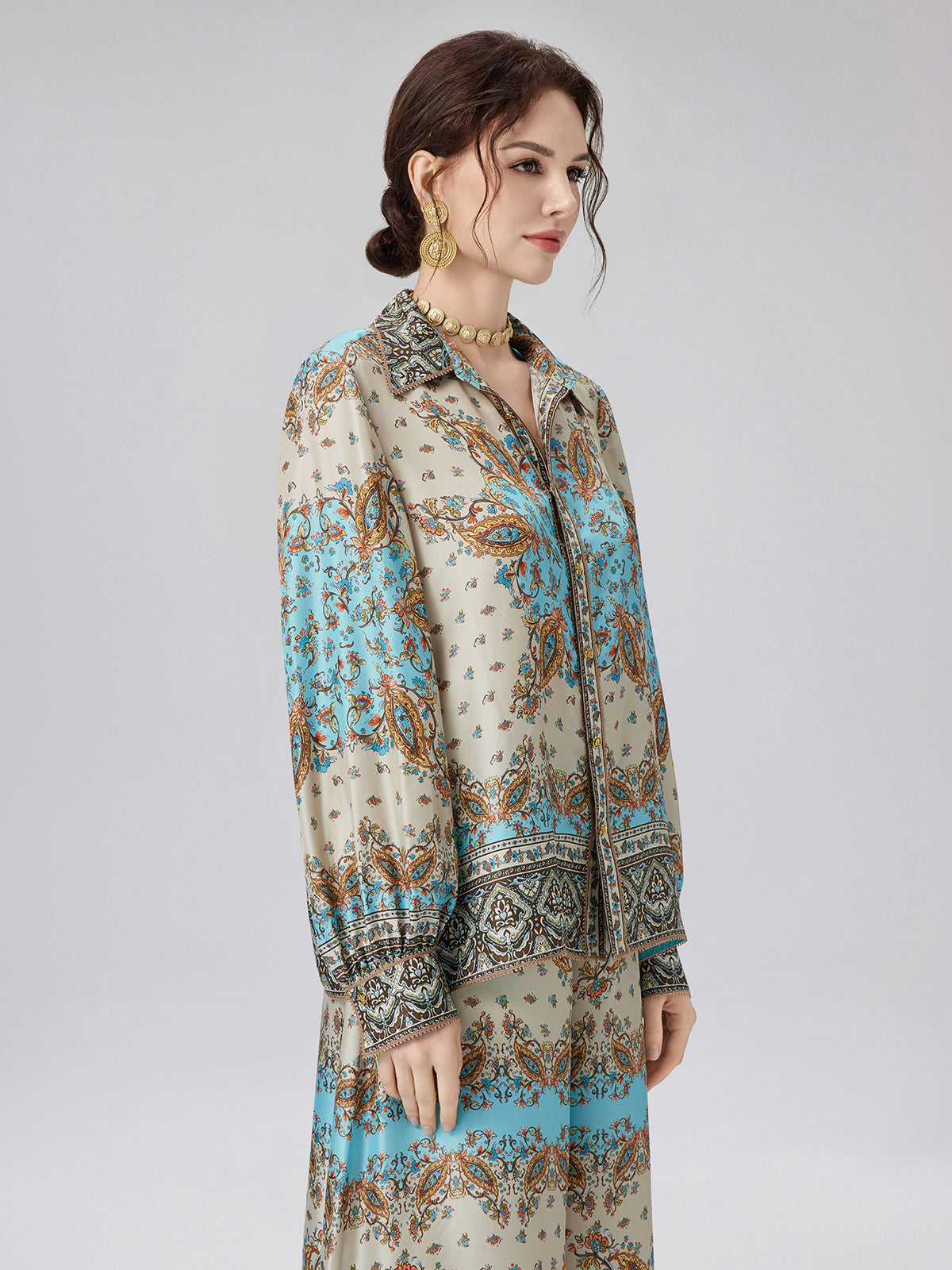 Silk Baroque Court Print Set