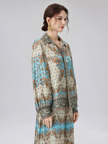 Silk Baroque Court Print Set