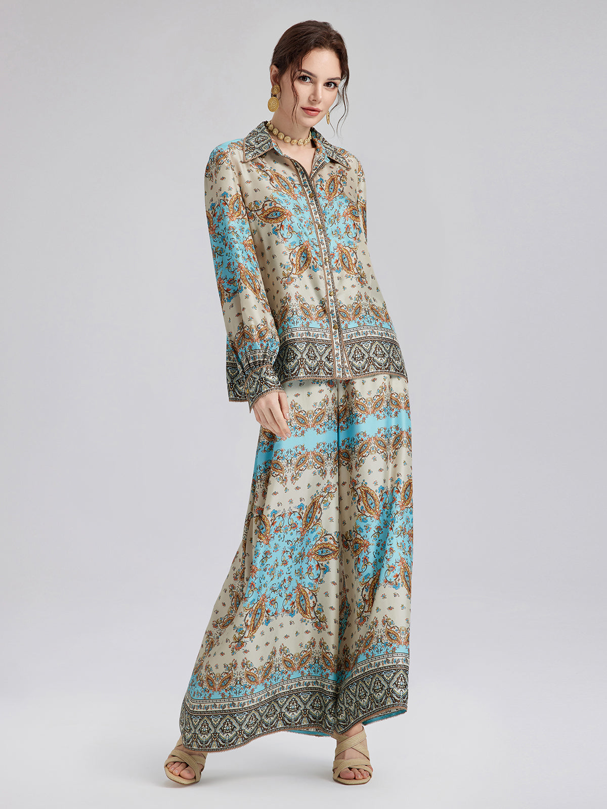 Silk Baroque Court Print Set