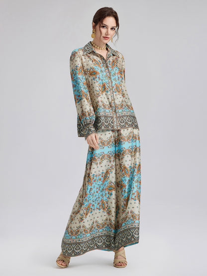 Silk Baroque Court Print Set