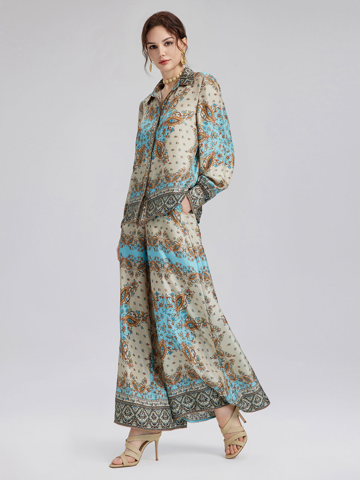 Silk Baroque Court Print Set