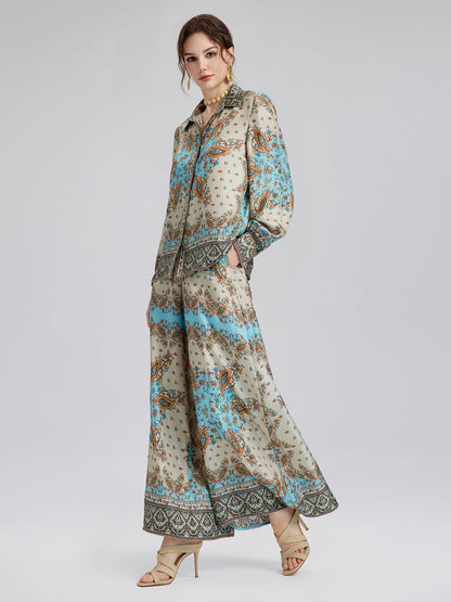 Silk Baroque Court Print Set
