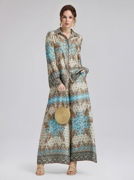 Silk Baroque Court Print Set