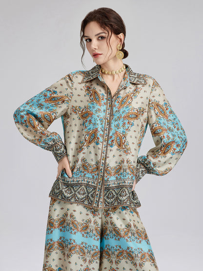 Silk Baroque Court Print Set