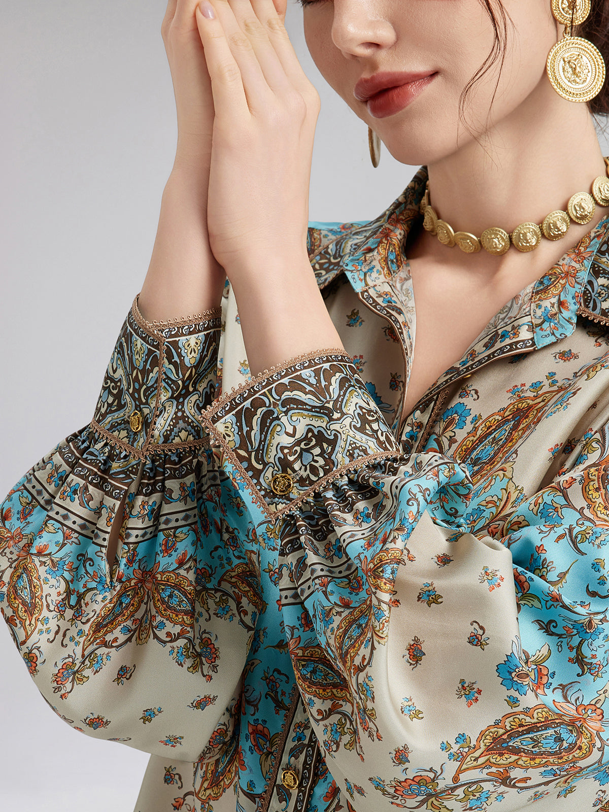Silk Baroque Court Print Set