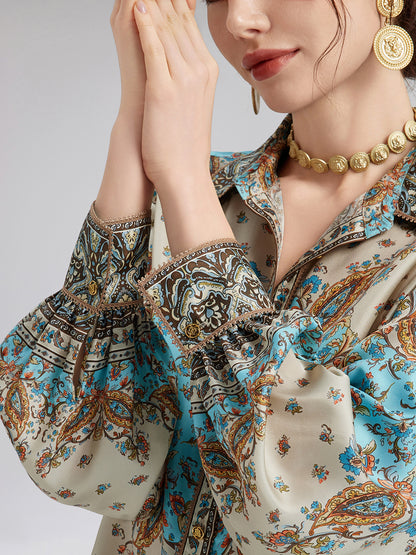 Silk Baroque Court Print Set