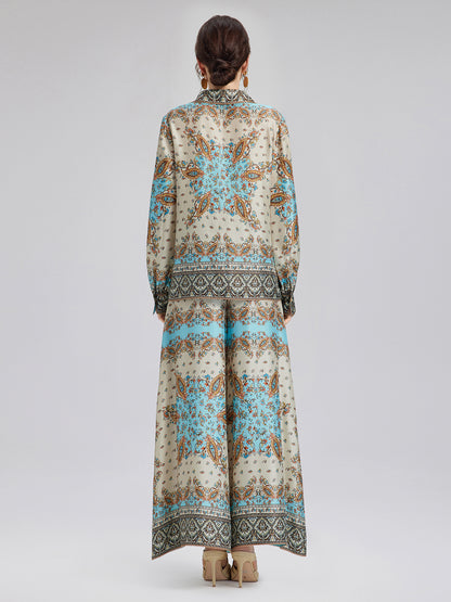Silk Baroque Court Print Set