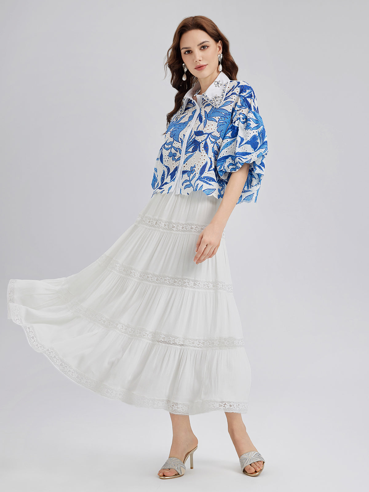 Final Sale | Bohemian Lace Full Skirt