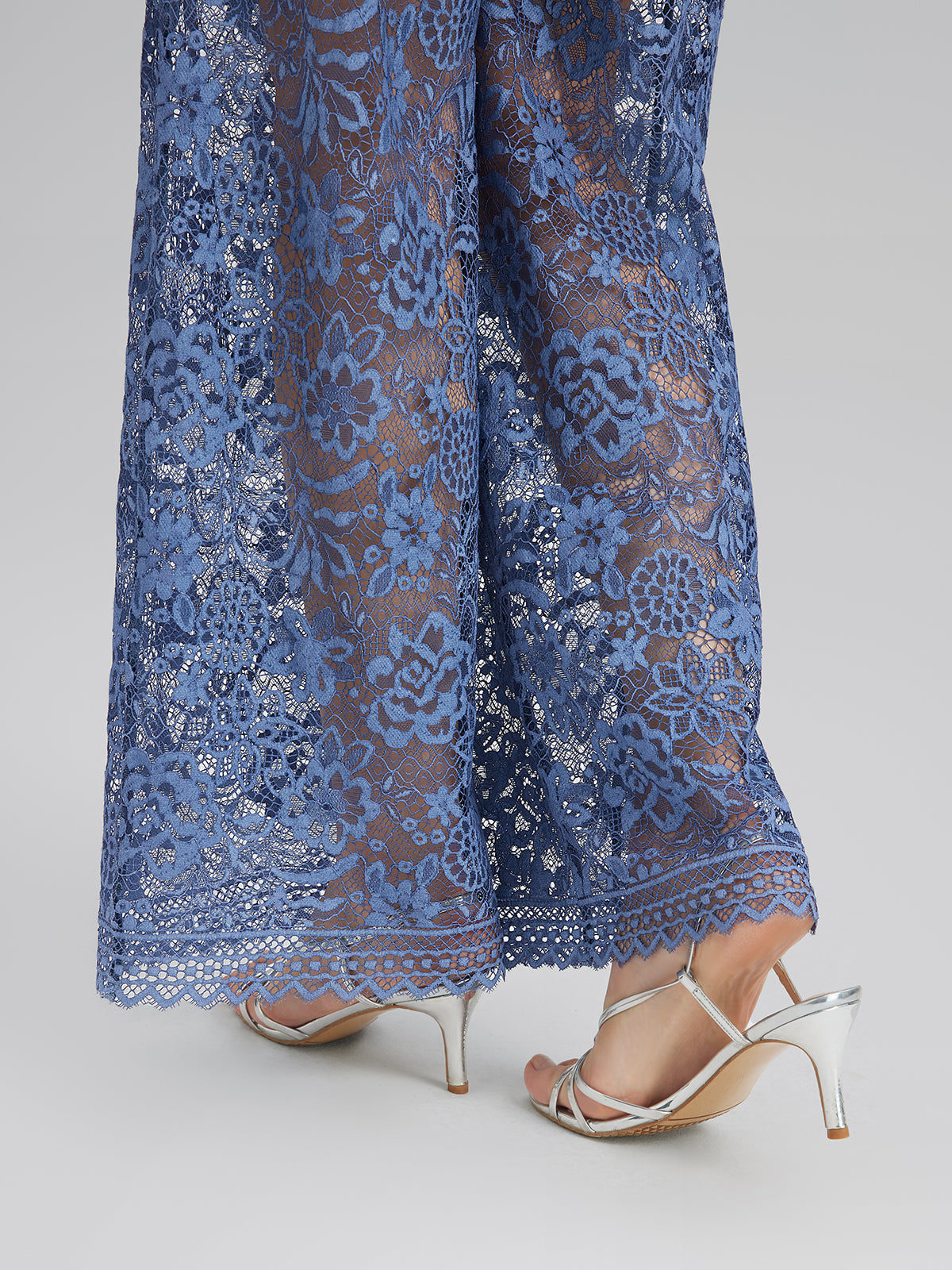 Sand Wash Lace Elastic Waist Pants