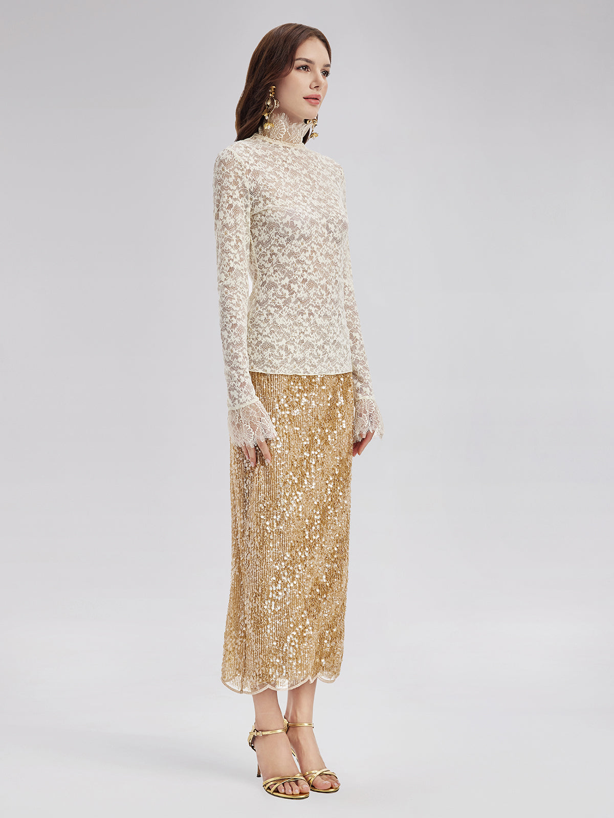French Lace Pullover Top