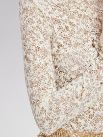 French Lace Pullover Top