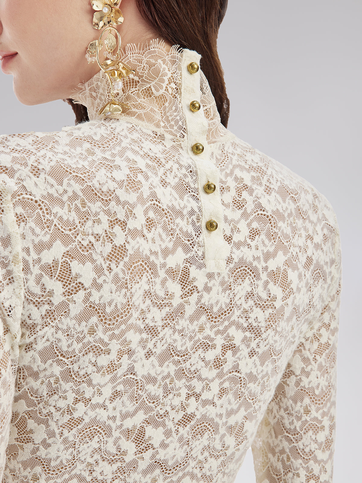 French Lace Pullover Top