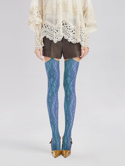 French Court Lace Tights
