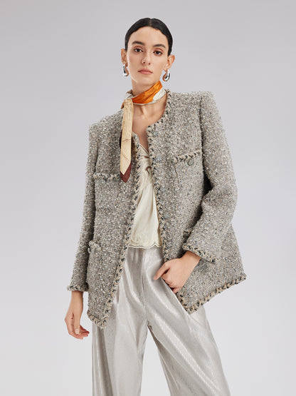 Chic French Tweed Jacket