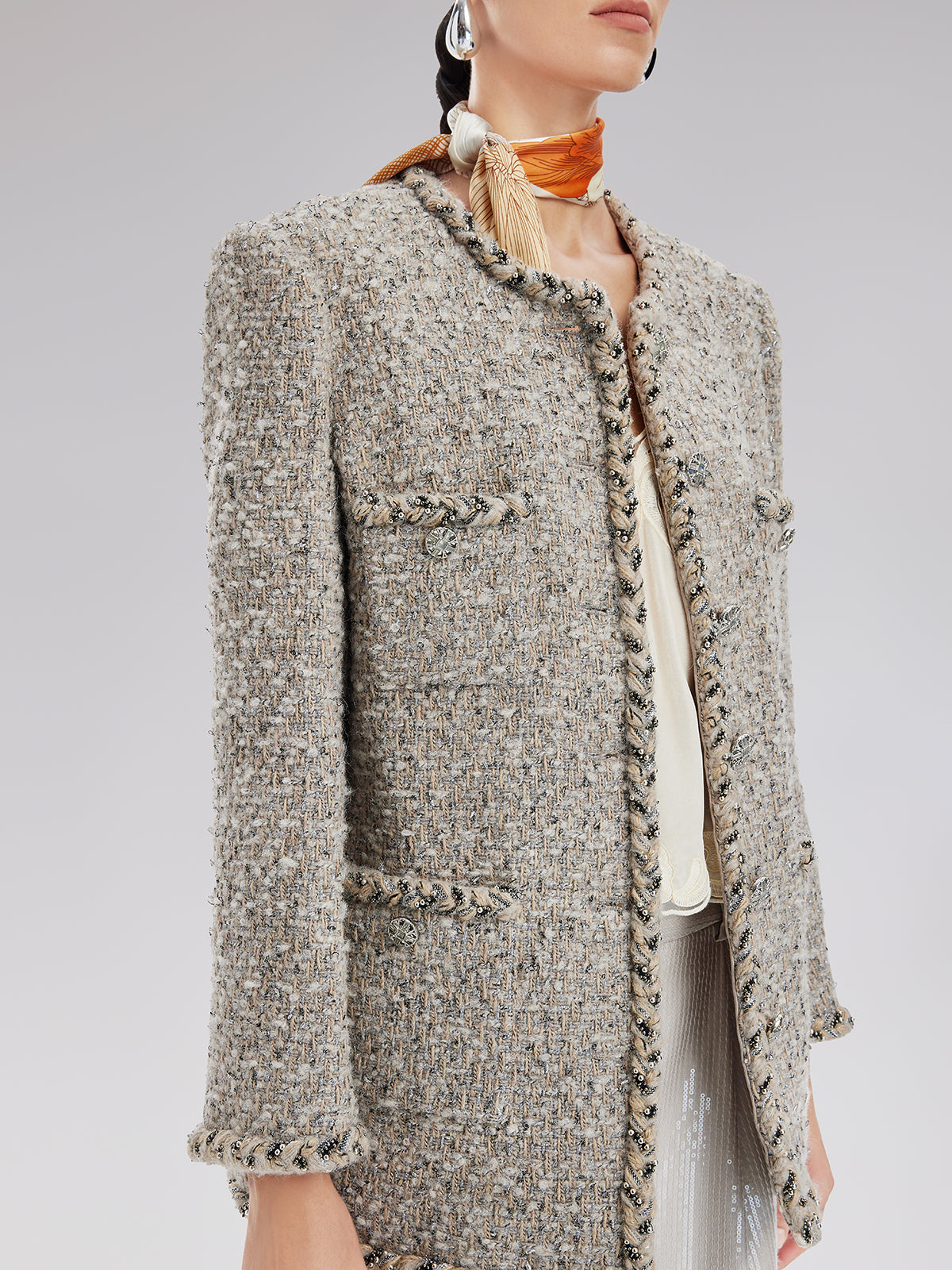 Chic French Tweed Jacket