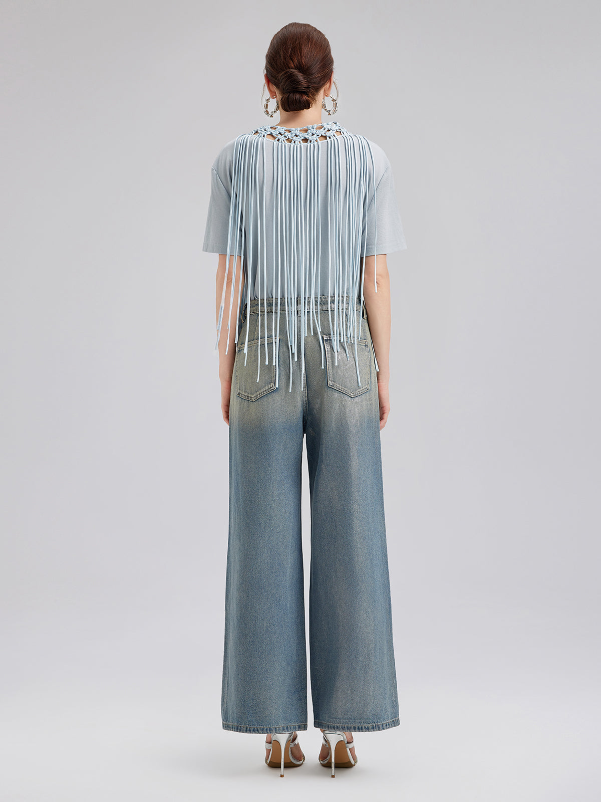 Handcrafted Woven Tassel T-Shirt