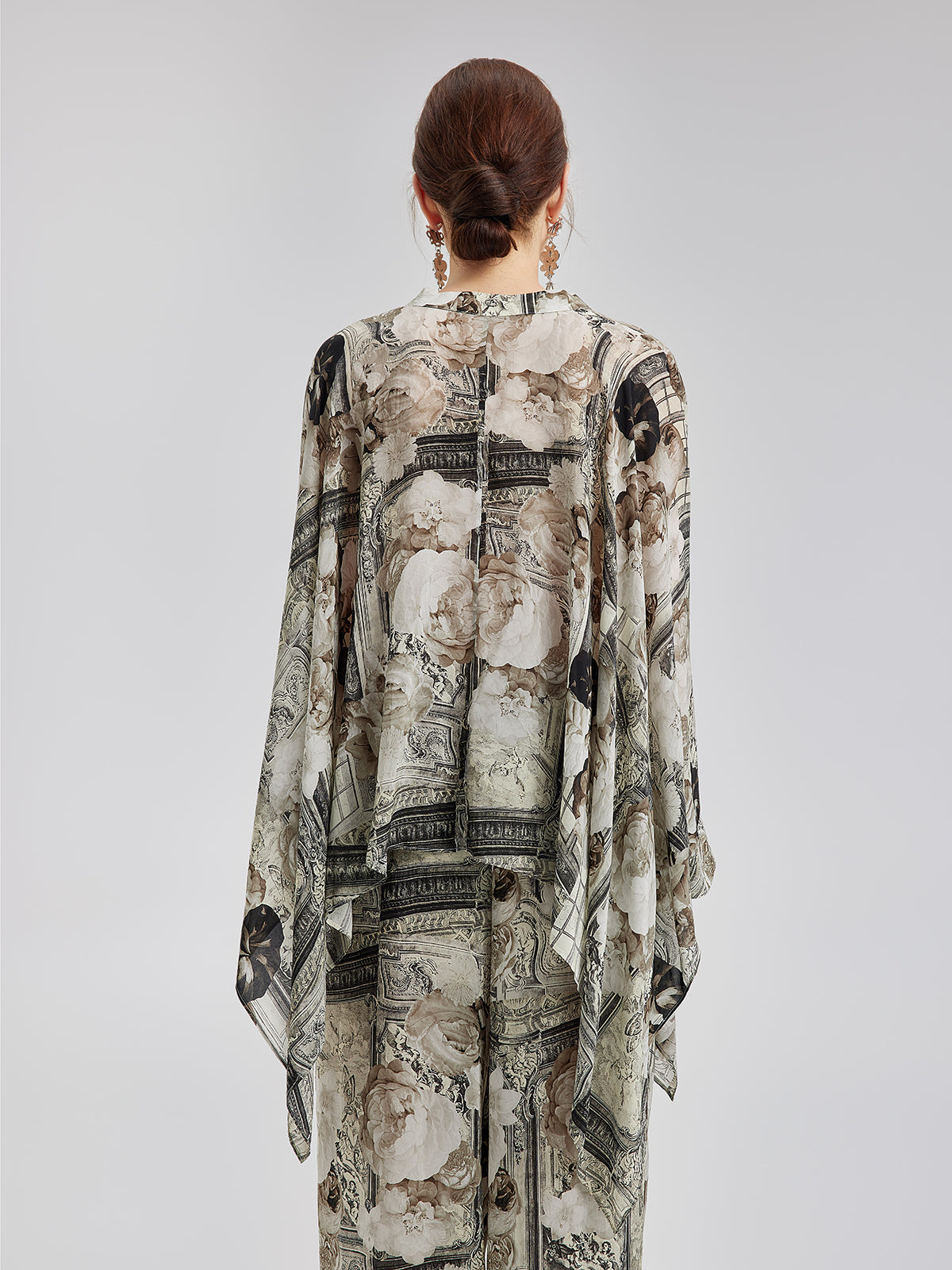 Baroque Print Cupro Vacation Shirt