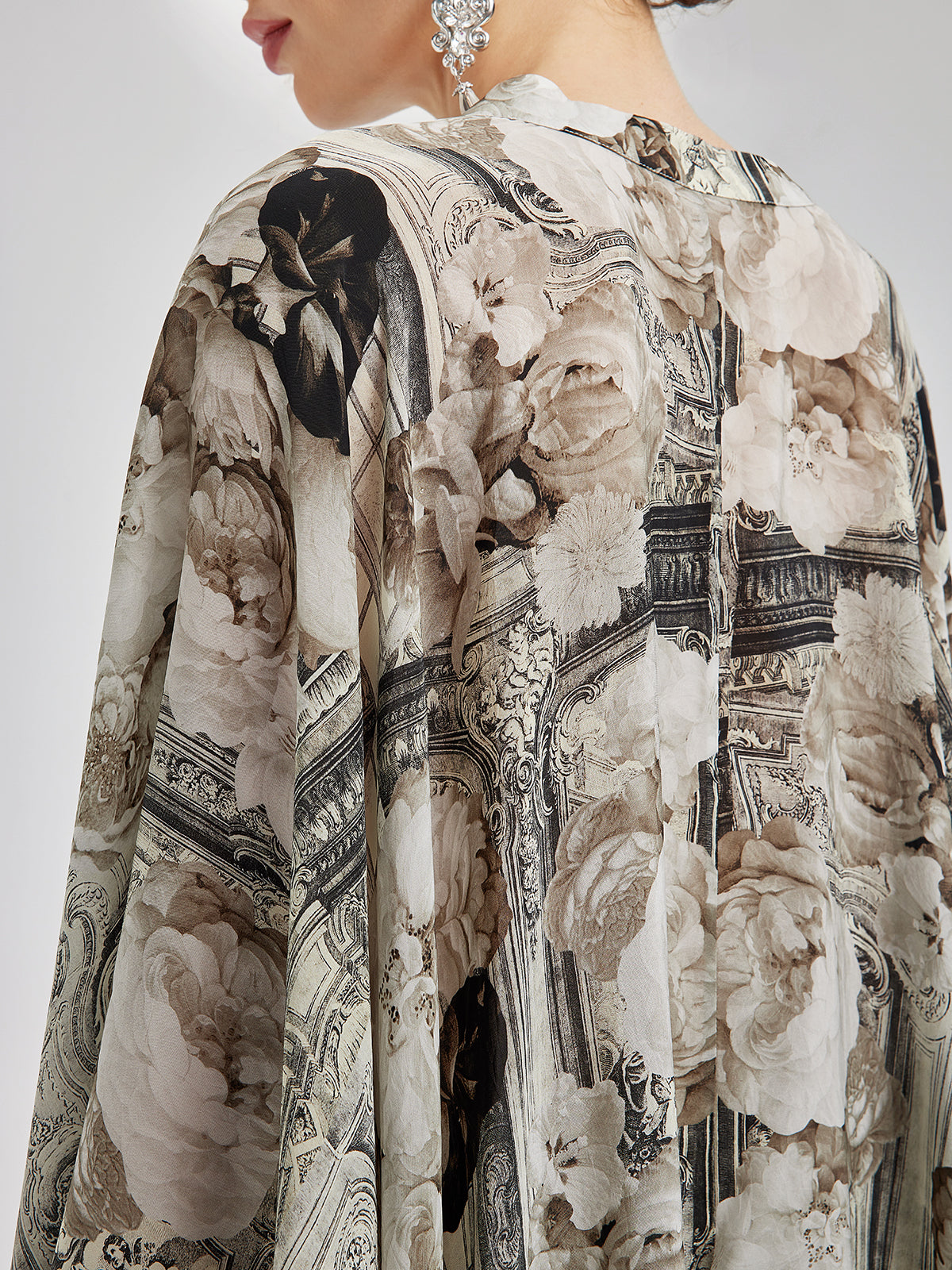 Baroque Print Cupro Vacation Shirt
