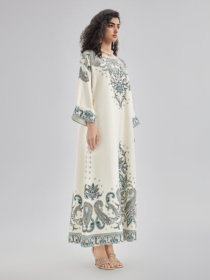 Baroque Hand-Beaded Dress