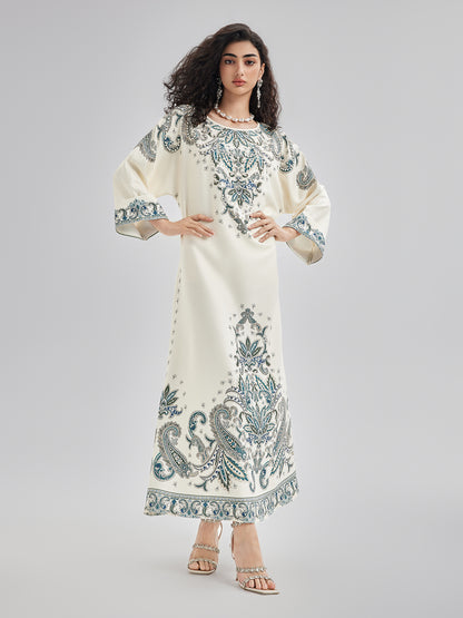 Baroque Hand-Beaded Dress