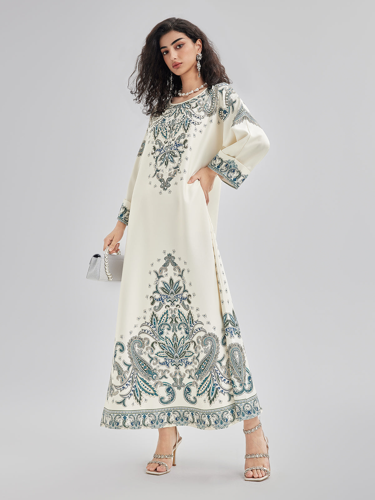 Baroque Hand-Beaded Dress