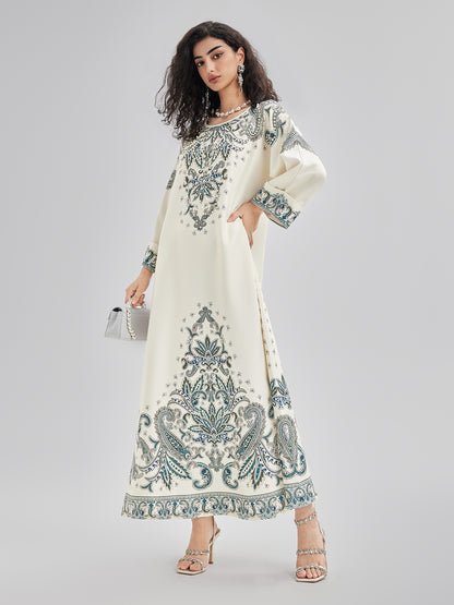Baroque Hand-Beaded Dress