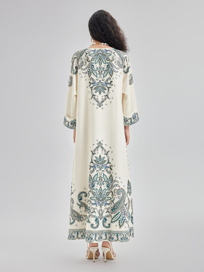 Baroque Hand-Beaded Dress