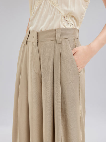 Vintage Metal-Chain Wide Pants