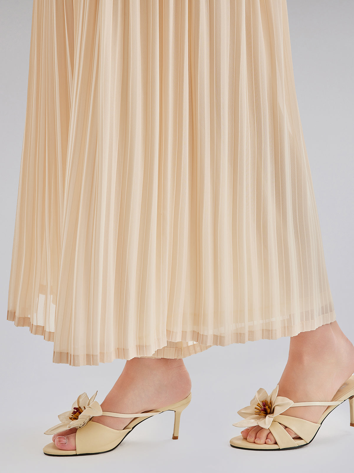 Luxe Pleated Elegant Relaxed Elasticed Pants