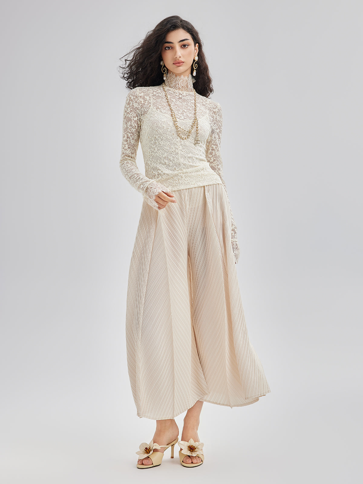French Lace Pullover Top