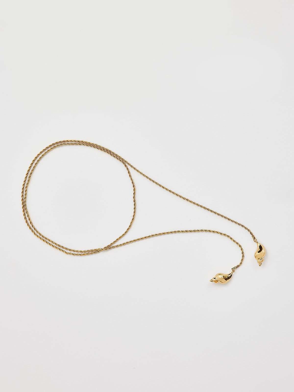 Gold-Tone Shell Pendant Necklace
